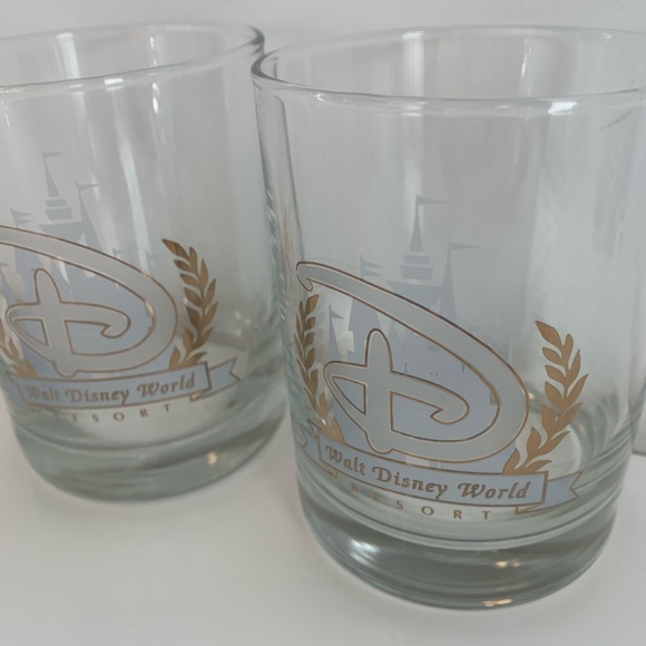 Walt Disney World Resort Bar Glassware Cups - Picture 2 of 6